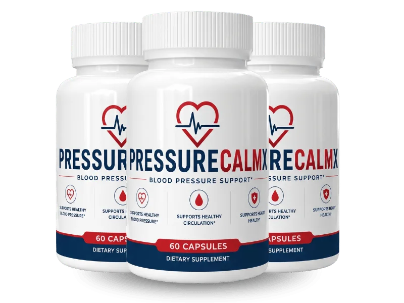 PressureCalm three-bottle heart health supplement kit