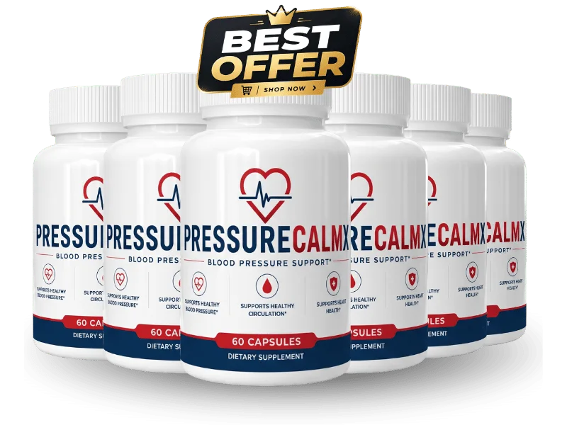 PressureCalm six-bottle heart supplement kit